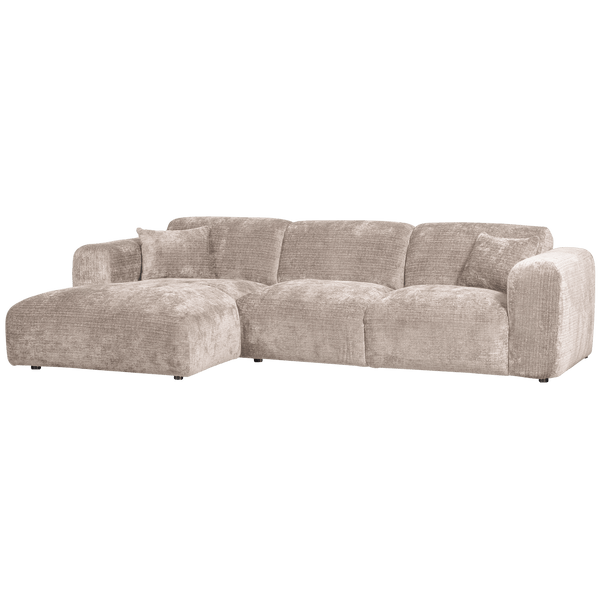 CLOUD CHAISE LONGUE BANK LINKS CHENILLE NATUREL