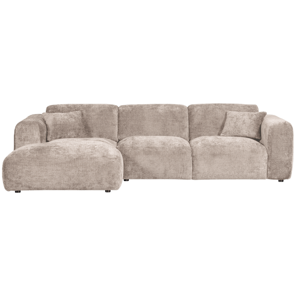 CLOUD CHAISE LONGUE BANK LINKS CHENILLE NATUREL