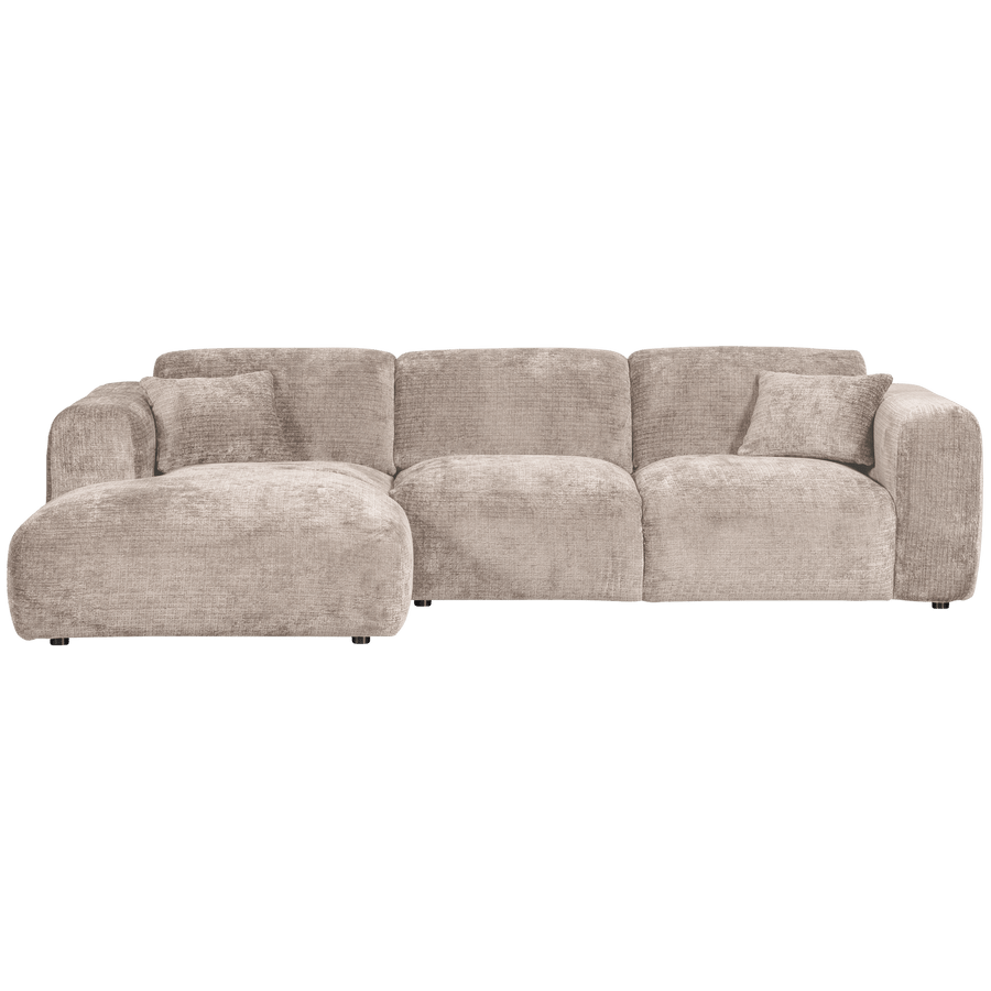 CLOUD CHAISE LONGUE BANK LINKS CHENILLE NATUREL