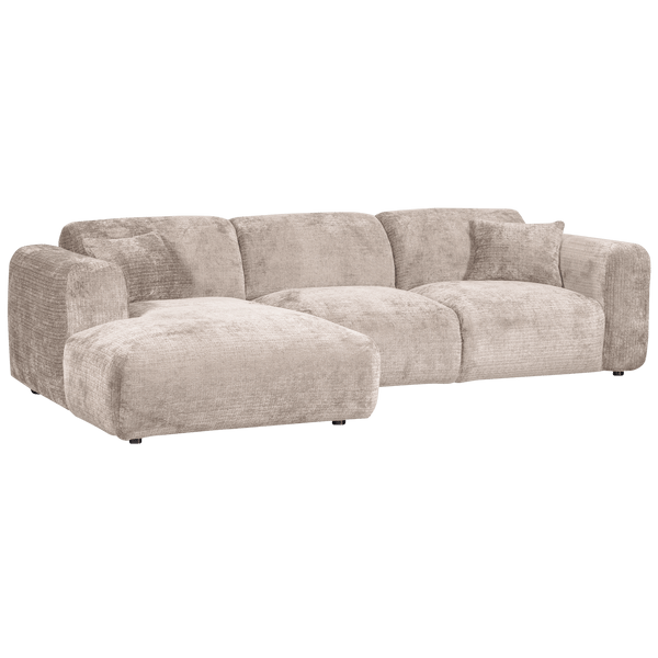 CLOUD CHAISE LONGUE BANK LINKS CHENILLE NATUREL