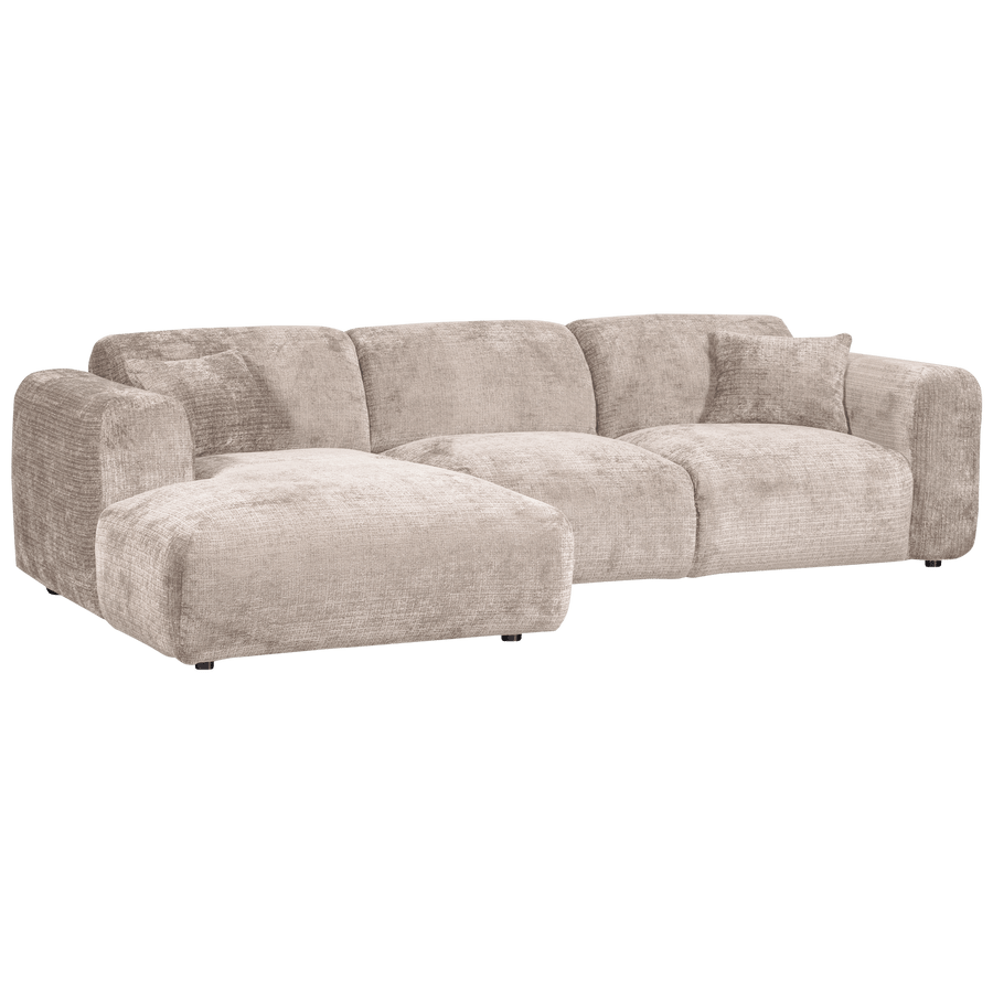 CLOUD CHAISE LONGUE BANK LINKS CHENILLE NATUREL