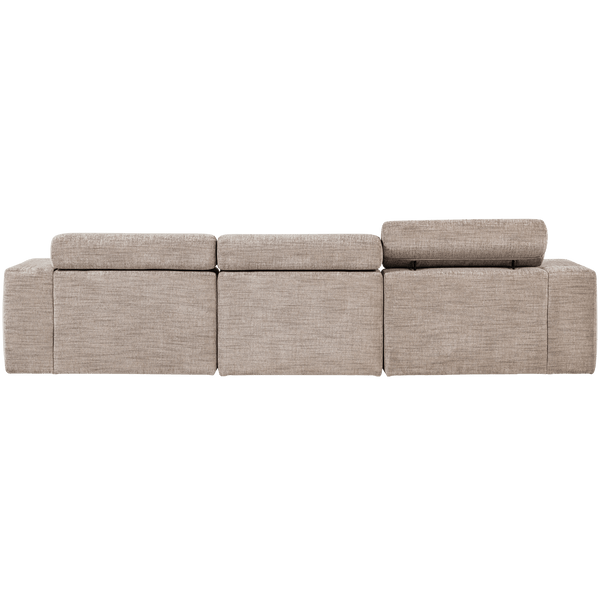 NOVI CHAISE LONGUE BANK RECHTS NATUREL MELANGE
