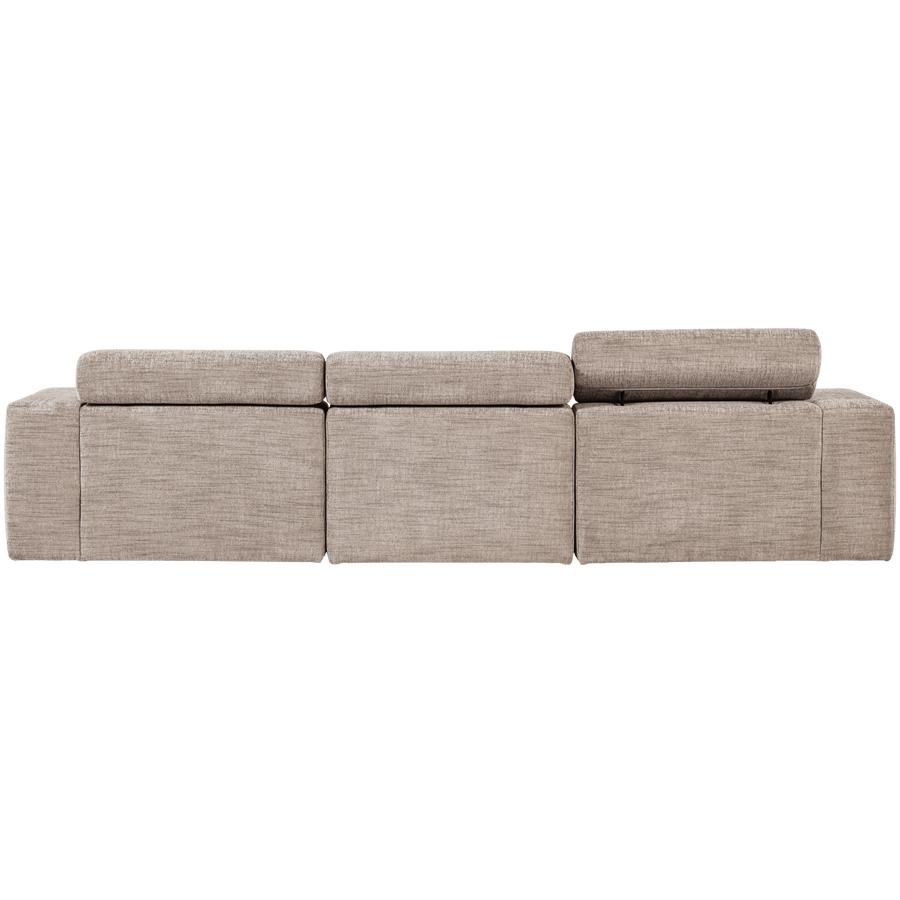 NOVI CHAISE LONGUE BANK RECHTS NATUREL MELANGE