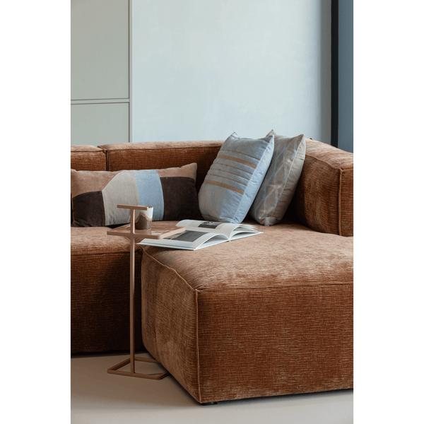 FEIS Kussen VELVET ROZE/NATUREL - SET VAN 3