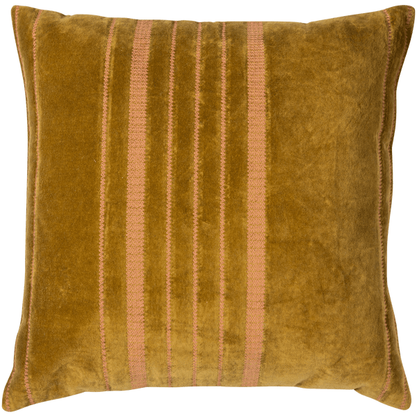 FEIS Kussen VELVET ROZE/NATUREL - SET VAN 3