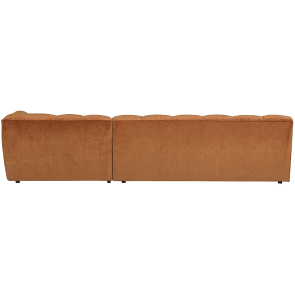 ALLURE CHAISE LONGUE RECHTS VELVET TERRA