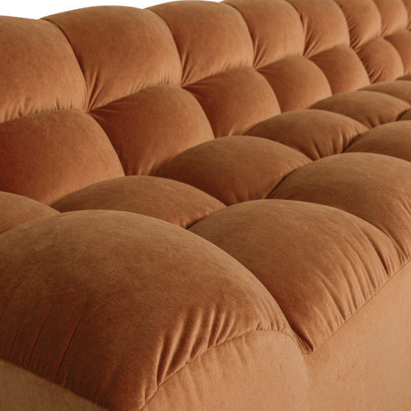 ALLURE CHAISE LONGUE RECHTS VELVET TERRA