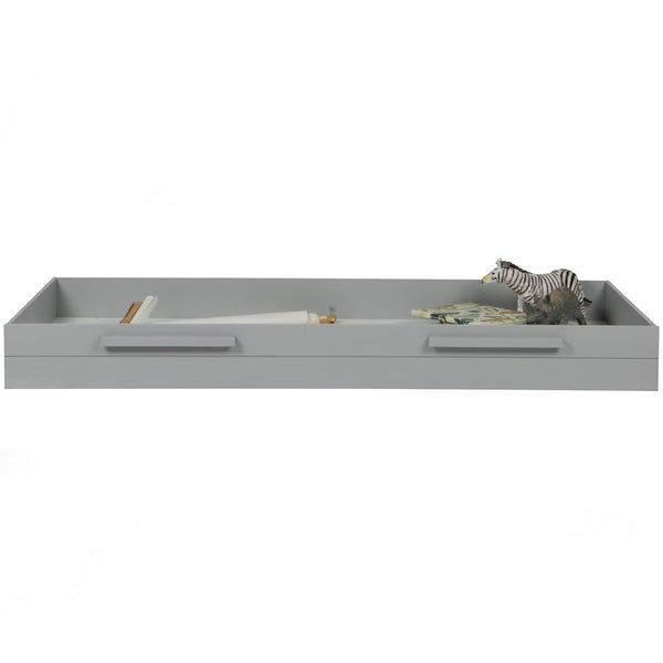 DENNIS BED 90X200 CM GRENEN GEBORSTELD BETONGRIJS [fsc]