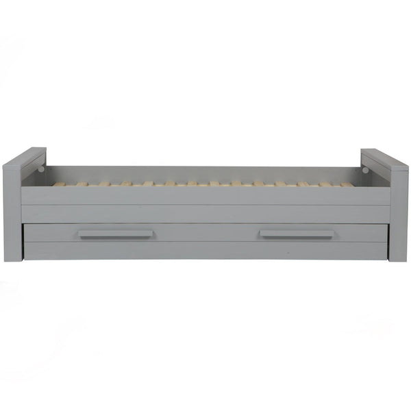 DENNIS BED 90X200 CM GRENEN GEBORSTELD BETONGRIJS [fsc]