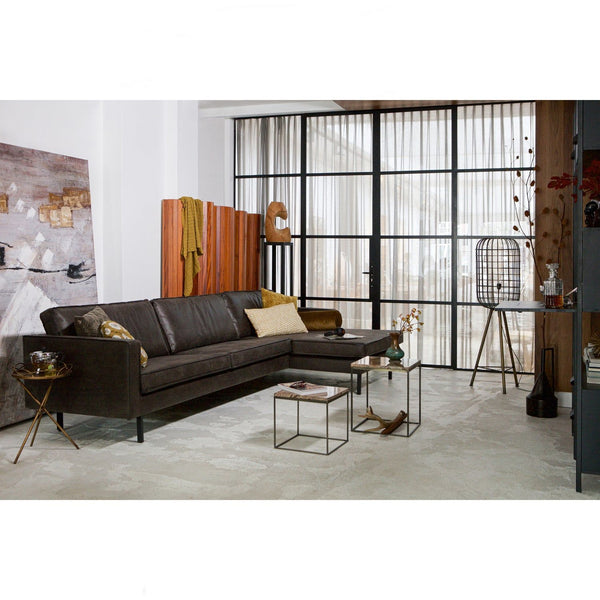 RODEO CHAISE LONGUE BANK RECHTS ECOLEER ZWART
