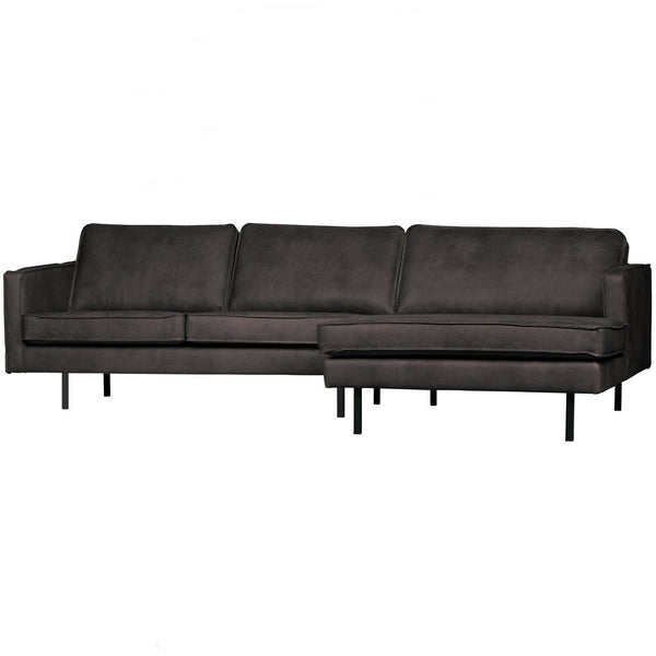RODEO CHAISE LONGUE BANK RECHTS ECOLEER ZWART