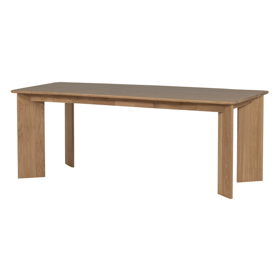TABLO EETTAFEL AFGEROND DL 180x100 CM TRANSPARANT [fsc]
