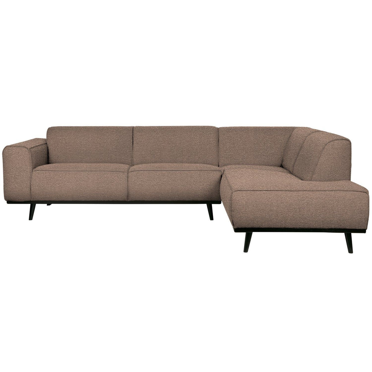 STATEMENT HOEKBANK RECHTS BOUCLE NOUGAT