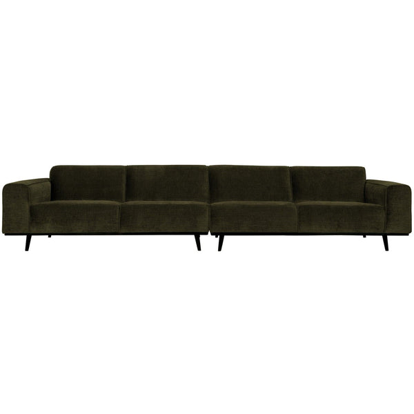 STATEMENT XL 4-ZITS BANK 372 CM RIBSTOF WARMGROEN