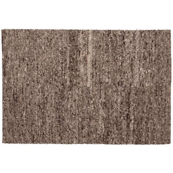 EFIA VLOERKLEED WOL BRUIN MELANGE 170X240 CM