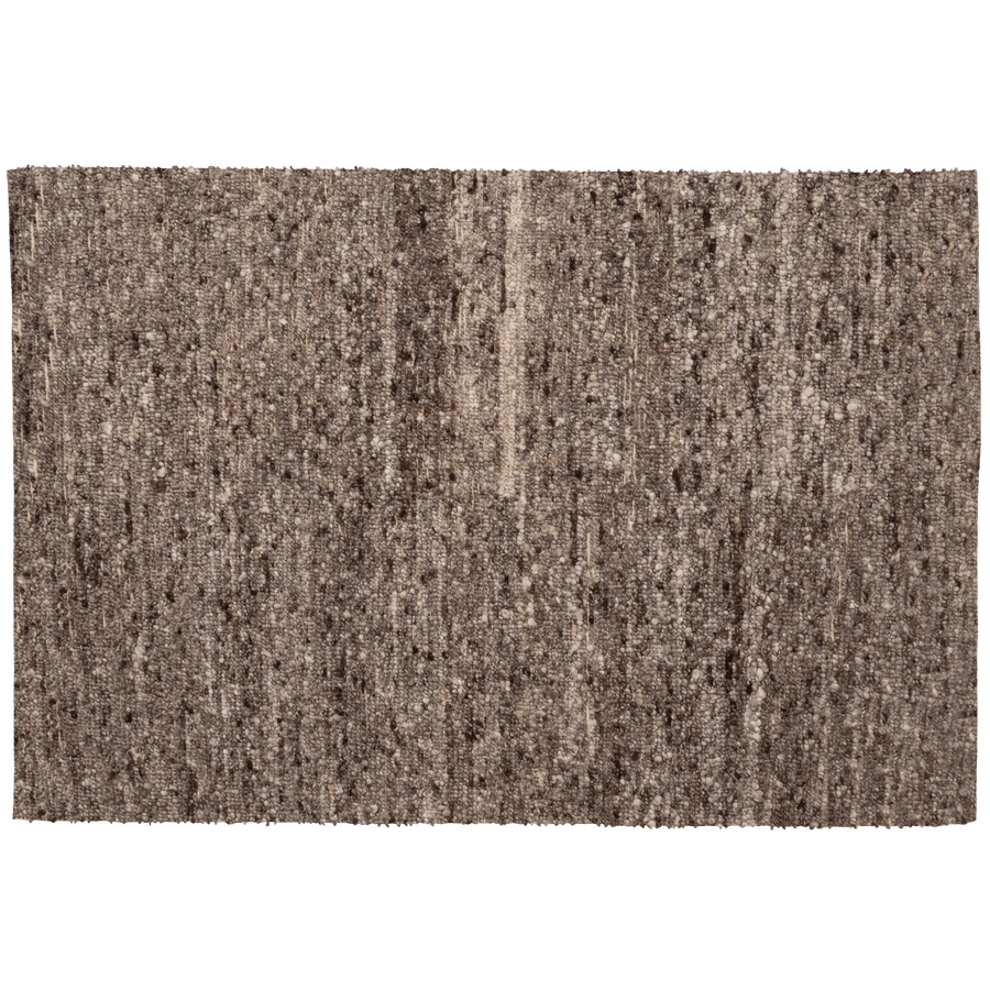 EFIA VLOERKLEED WOL BRUIN MELANGE 170X240 CM