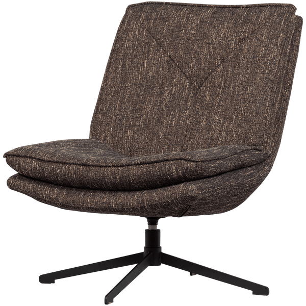 MILARO DRAAIFAUTEUIL BRUIN MELANGE