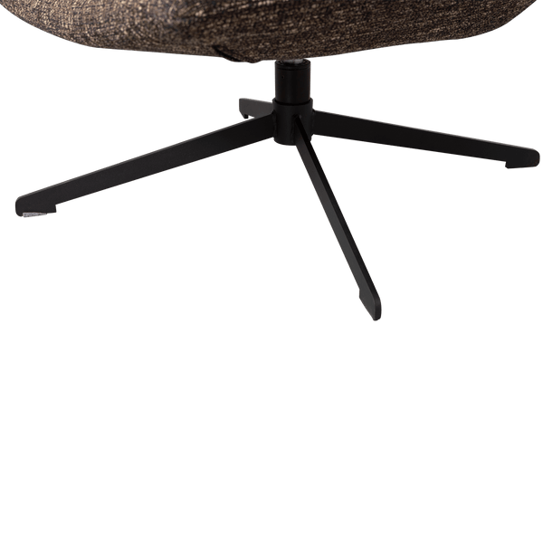 MILARO DRAAIFAUTEUIL BRUIN MELANGE