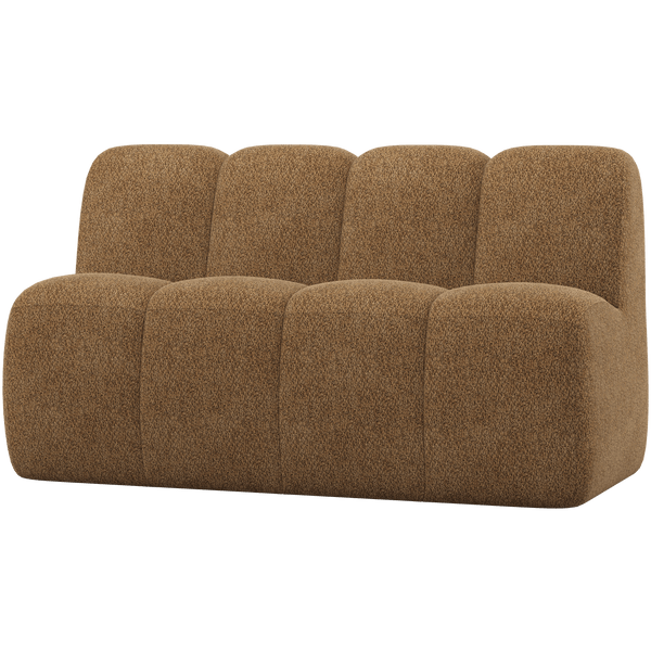 MOJO EETBANK 164 CM MET RUGLEUNING WOLLIG HONINGGEEL