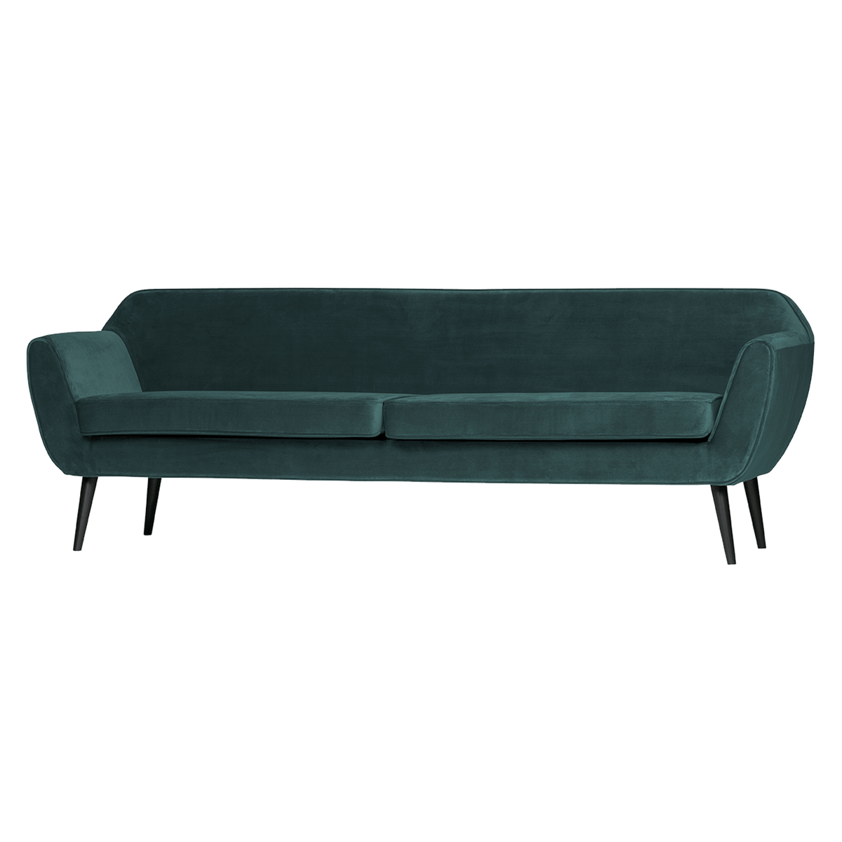 ROCCO XL BANK 230 CM VELVET GROENBLAUW