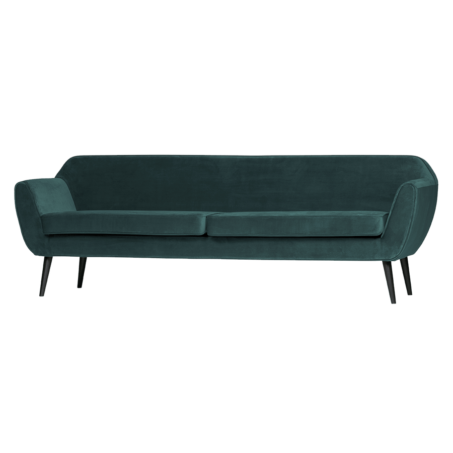 ROCCO XL BANK 230 CM VELVET GROENBLAUW