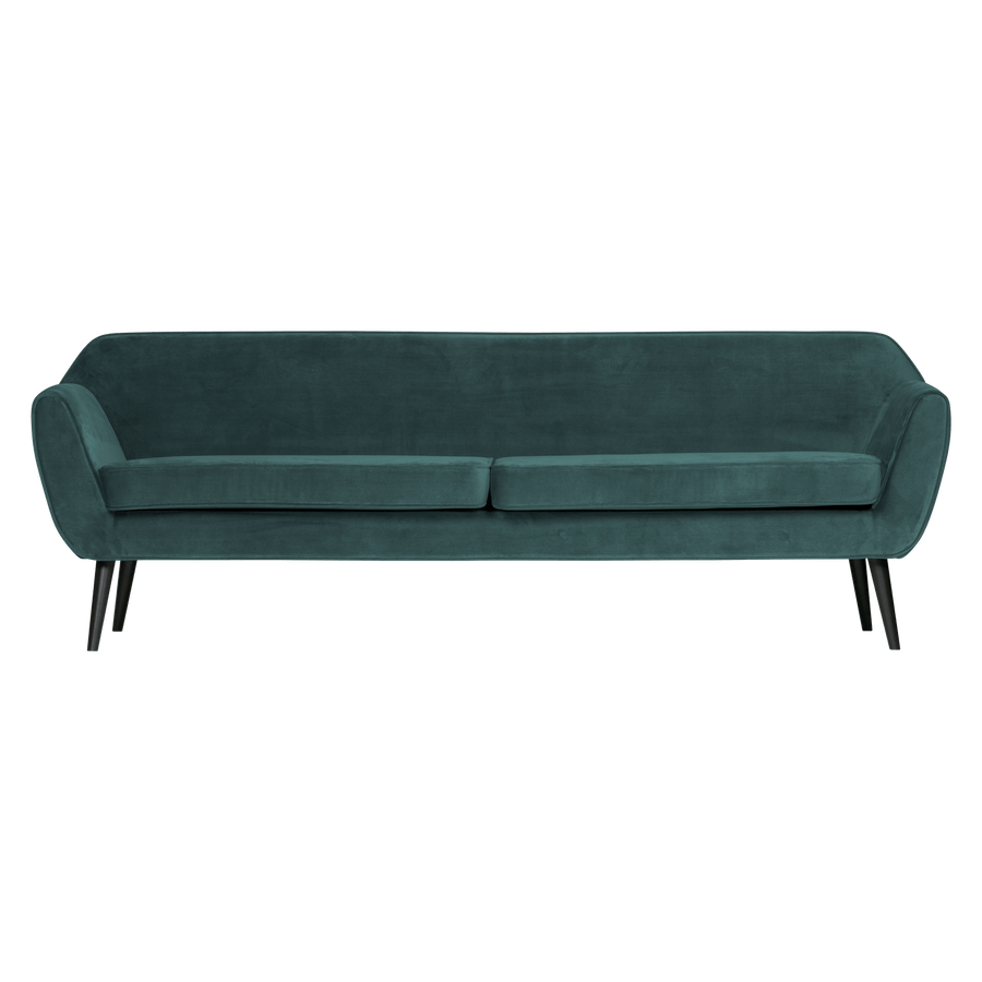 ROCCO XL BANK 230 CM VELVET GROENBLAUW