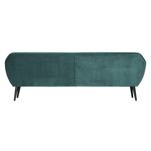 ROCCO XL BANK 230 CM VELVET GROENBLAUW