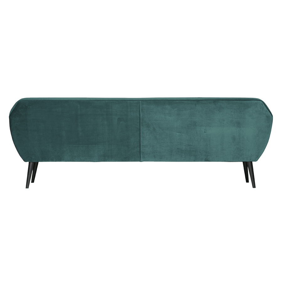ROCCO XL BANK 230 CM VELVET GROENBLAUW