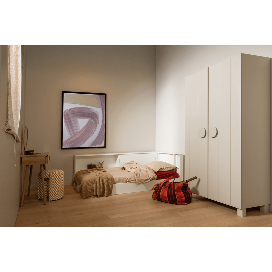 CARTER HOEKBED LINKS/RECHTS GRENEN WIT [fsc]