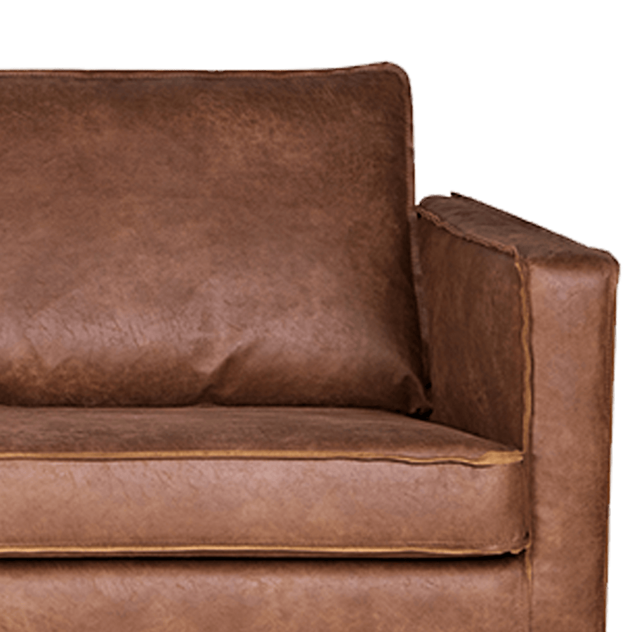 RODEO 3-ZITS BANK ECOLEER COGNAC