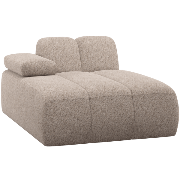 MOJO CHAISE LONGUE ELEMENT LINKS WOLLIG DONKERZAND
