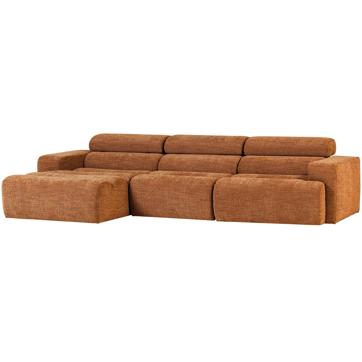 NOVI CHAISE LONGUE BANK LINKS ORANJE MELANGE