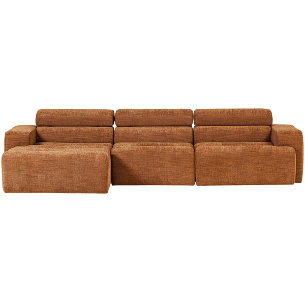 NOVI CHAISE LONGUE BANK LINKS ORANJE MELANGE