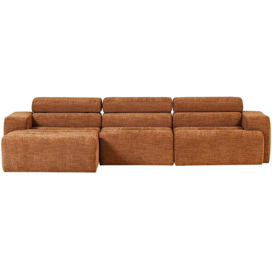 NOVI CHAISE LONGUE BANK LINKS ORANJE MELANGE