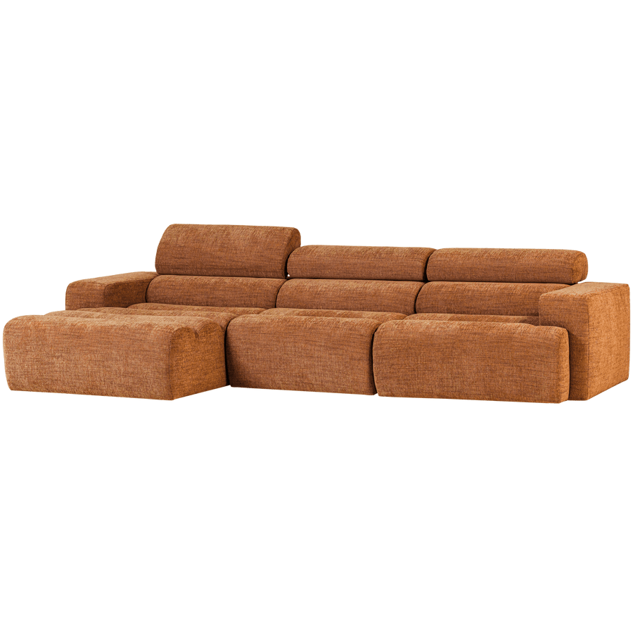NOVI CHAISE LONGUE BANK LINKS ORANJE MELANGE