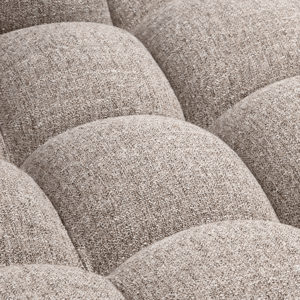 ALLURE CHAISE LONGUE RECHTS GEWEVEN STOF KLEI MELANGE