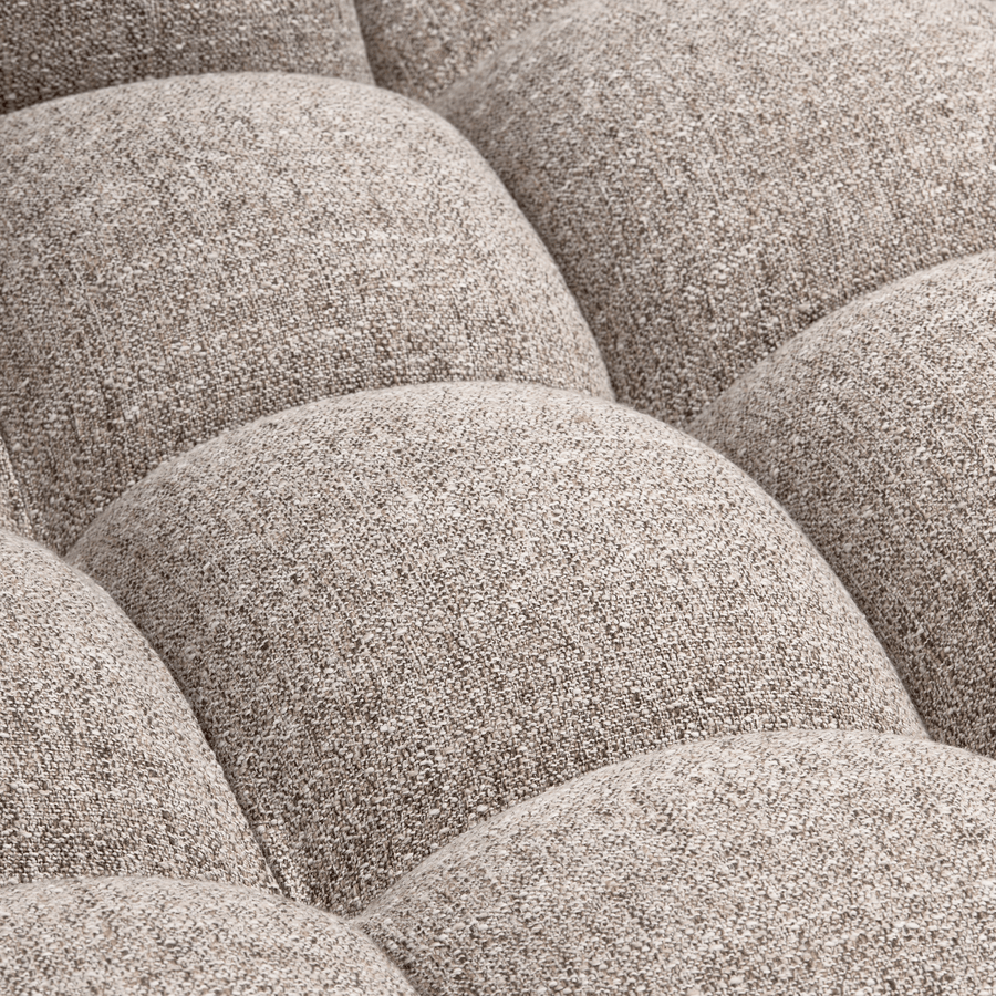 ALLURE CHAISE LONGUE RECHTS GEWEVEN STOF KLEI MELANGE