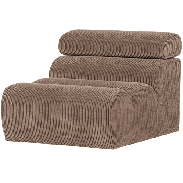 NOVI 1-ZITS ELEMENT RIBSTOF TAUPE