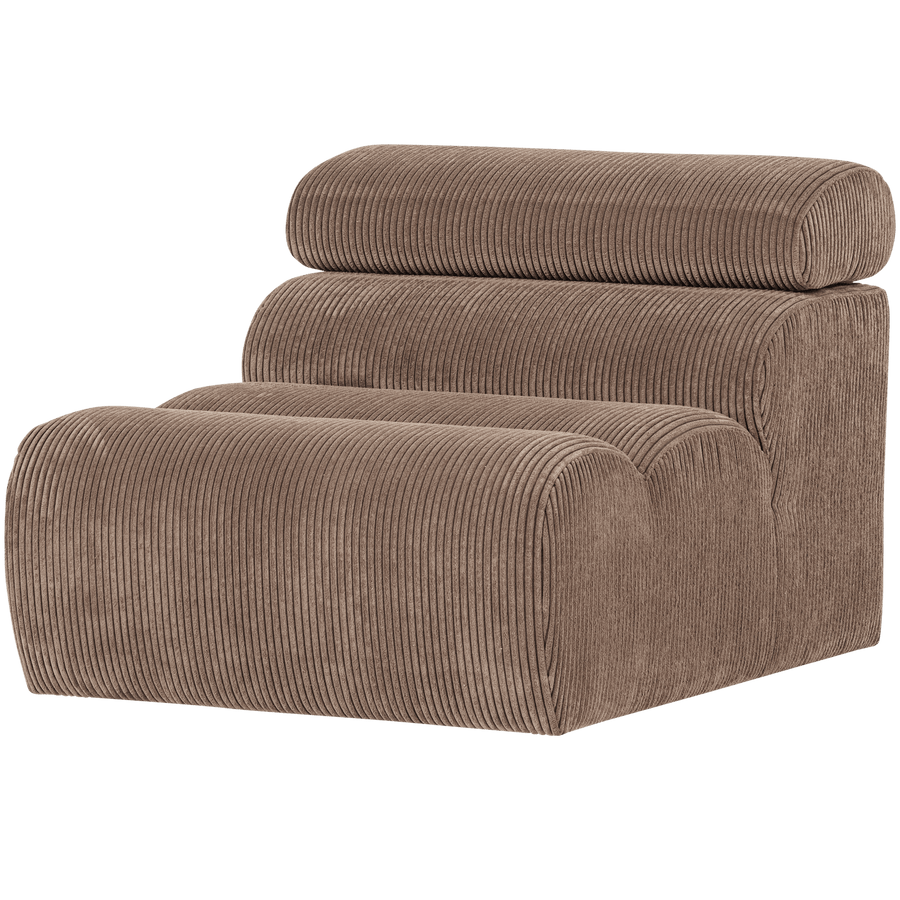 NOVI 1-ZITS ELEMENT RIBSTOF TAUPE