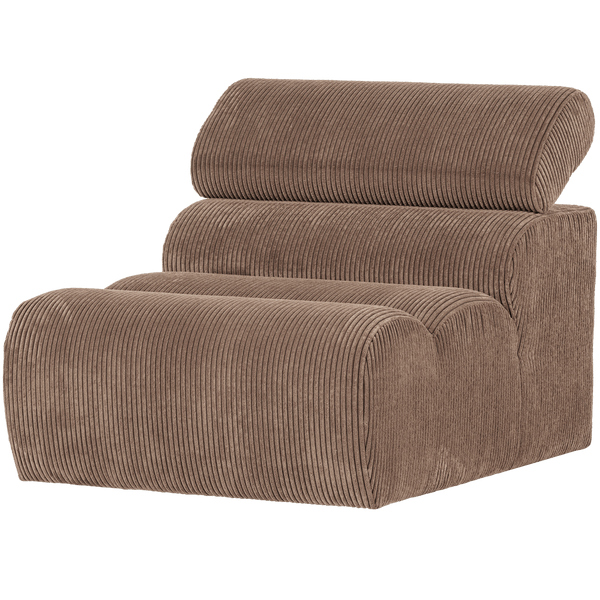 NOVI 1-ZITS ELEMENT RIBSTOF TAUPE