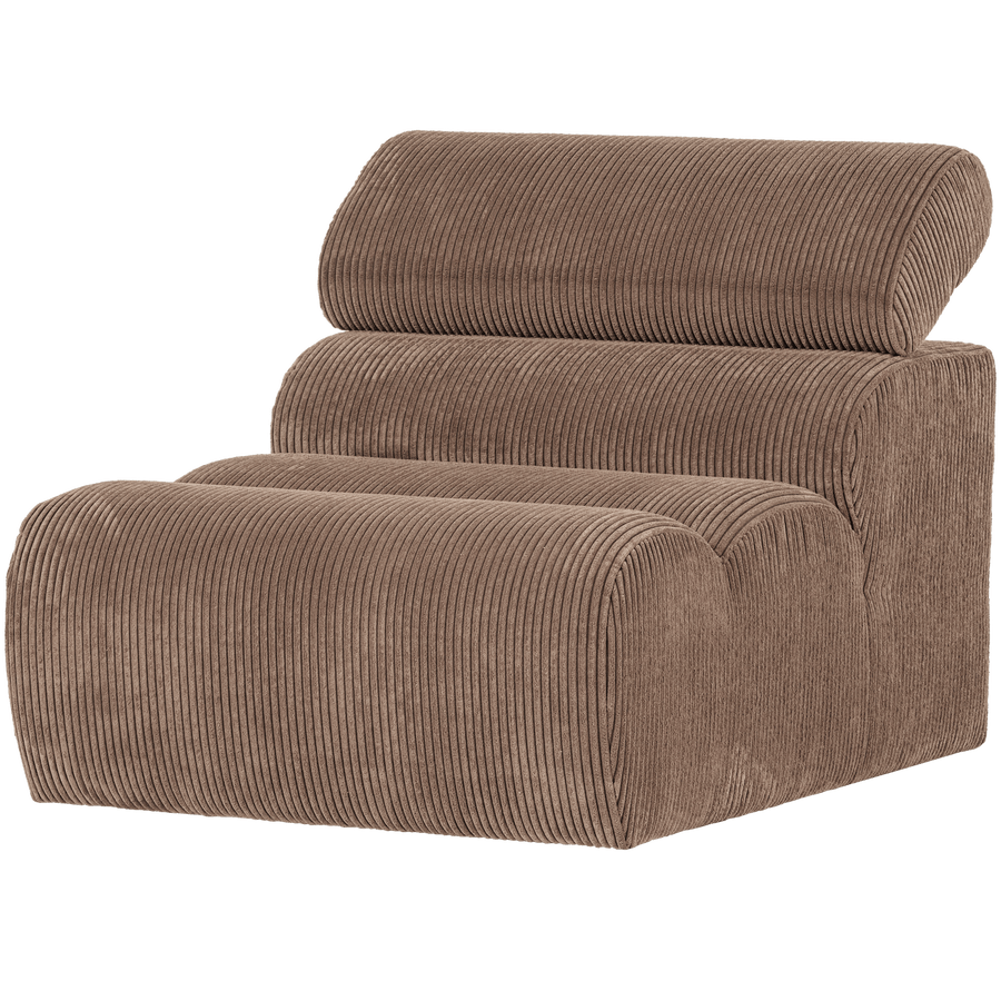 NOVI 1-ZITS ELEMENT RIBSTOF TAUPE