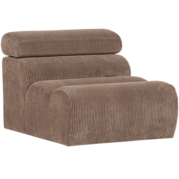 NOVI 1-ZITS ELEMENT RIBSTOF TAUPE