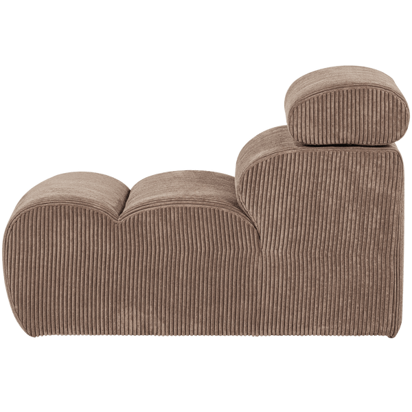 NOVI 1-ZITS ELEMENT RIBSTOF TAUPE