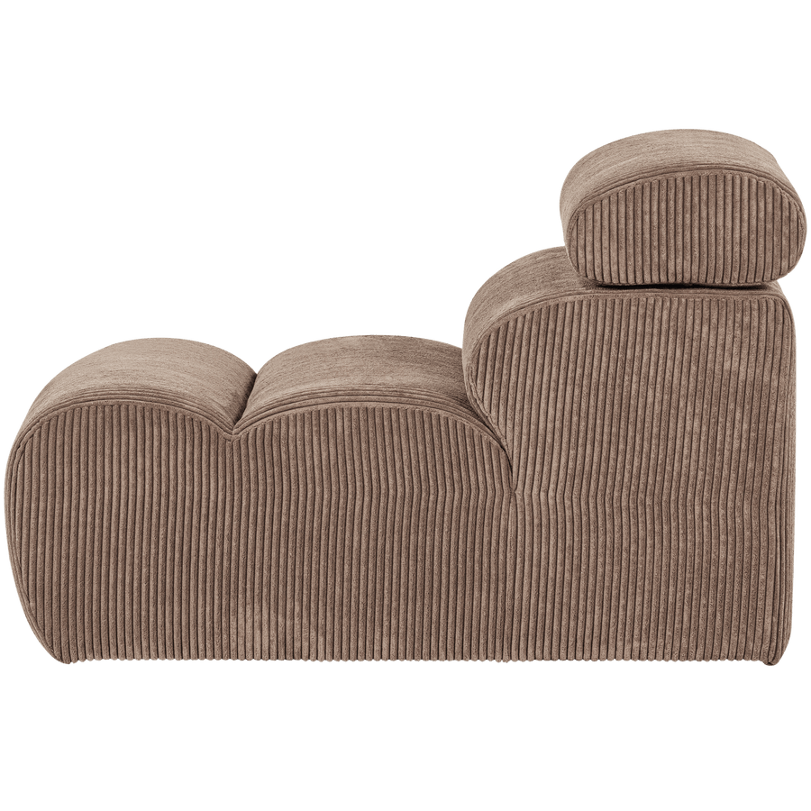 NOVI 1-ZITS ELEMENT RIBSTOF TAUPE