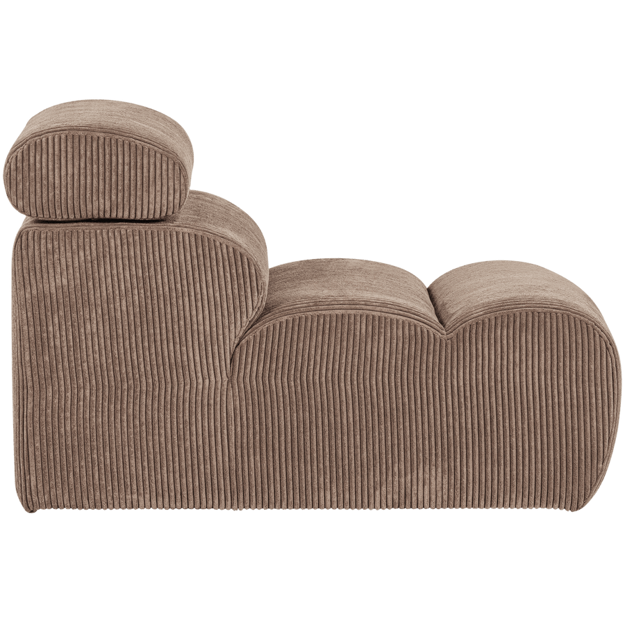 NOVI 1-ZITS ELEMENT RIBSTOF TAUPE