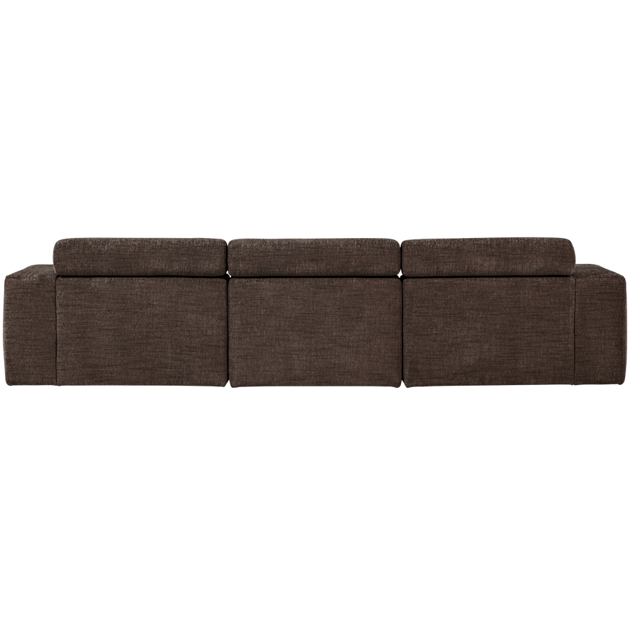 NOVI CHAISE LONGUE BANK LINKS DONKERBRUIN MELANGE