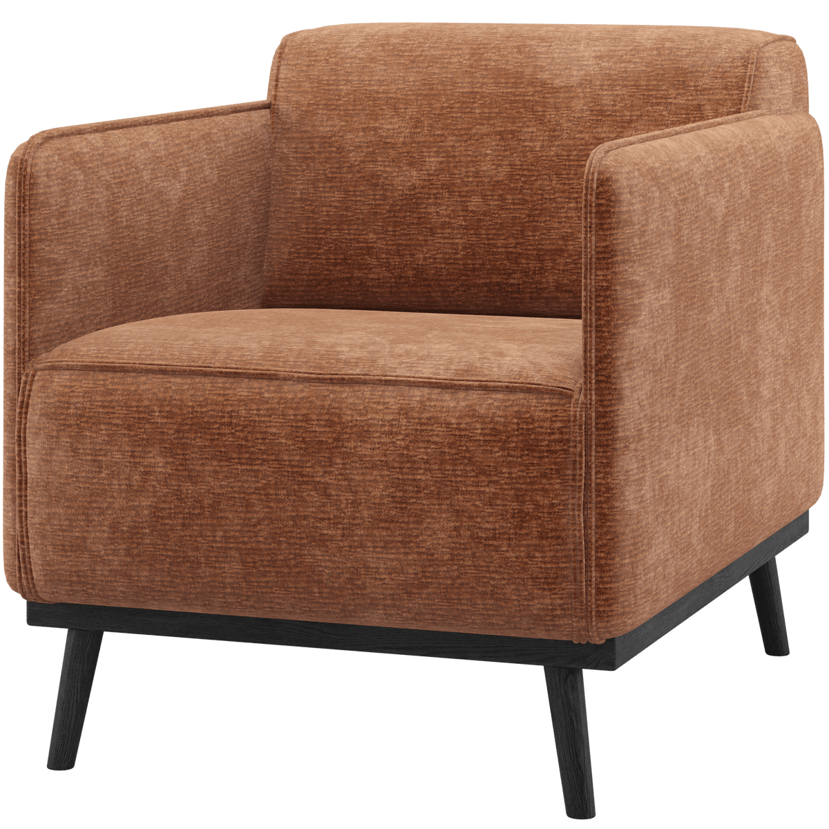 STATEMENT FAUTEUIL MET ARM CHENILLE VELVET TERRA