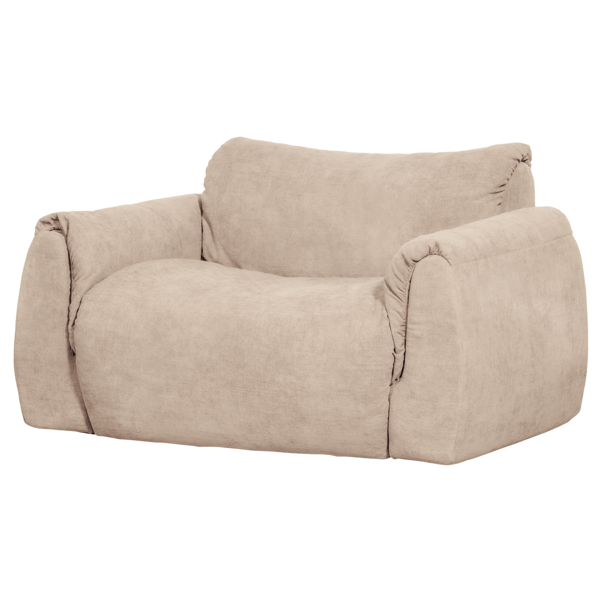 BAGGY LOVESEAT GEWEVEN CHENILLE ZAND