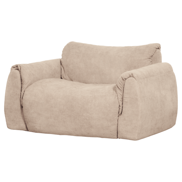BAGGY LOVESEAT GEWEVEN CHENILLE ZAND
