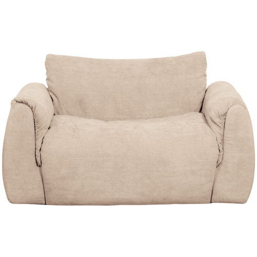 BAGGY LOVESEAT GEWEVEN CHENILLE ZAND